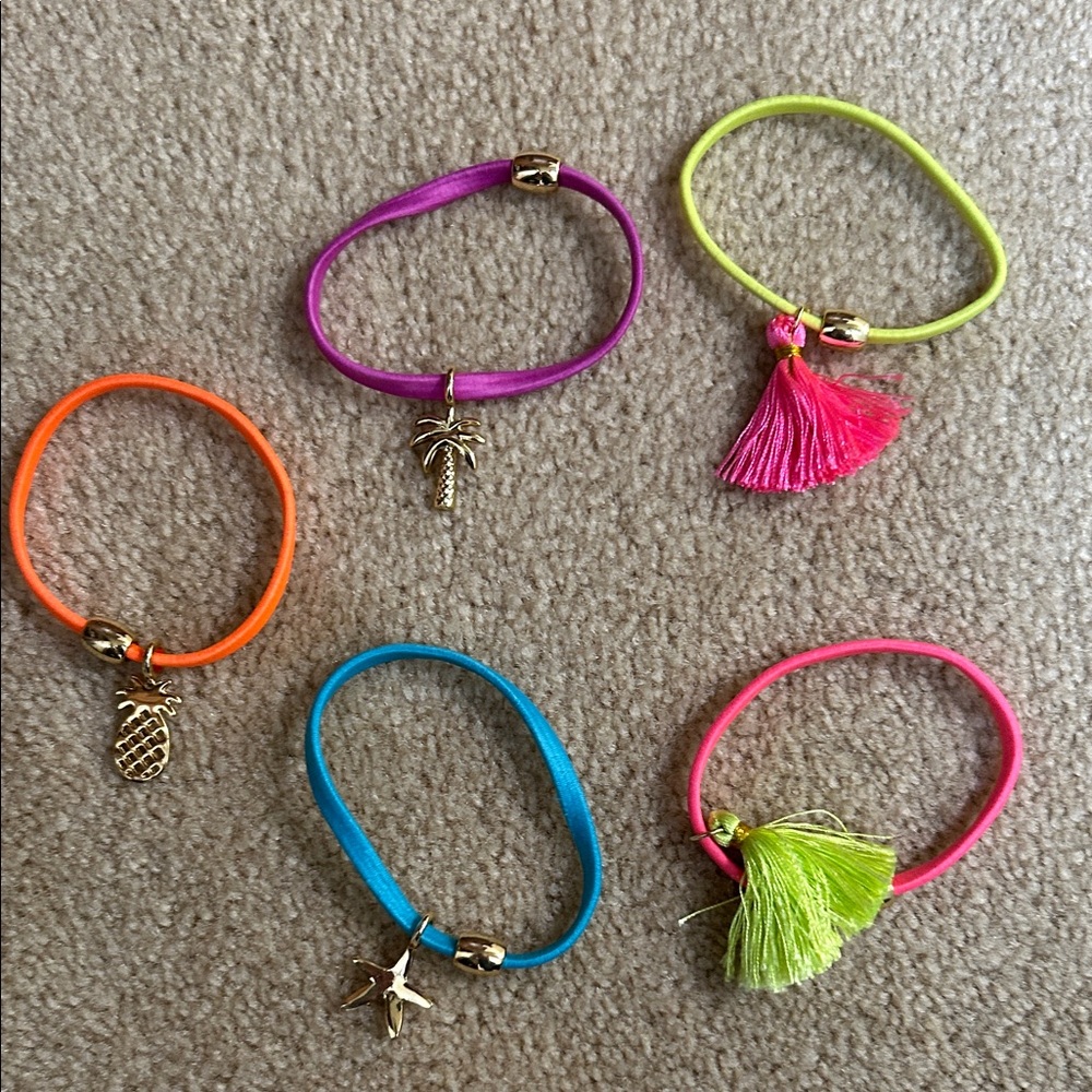 Lily Pulitzer hair ties/bracelets